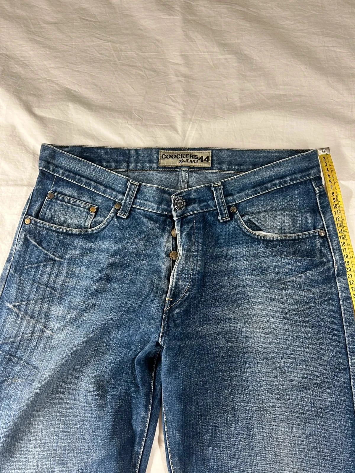 Jean recta azul coockers jeans 44 vintage bordado en la parte posterior talla 44 – photo 3